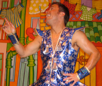 Craig dressed as aladdin